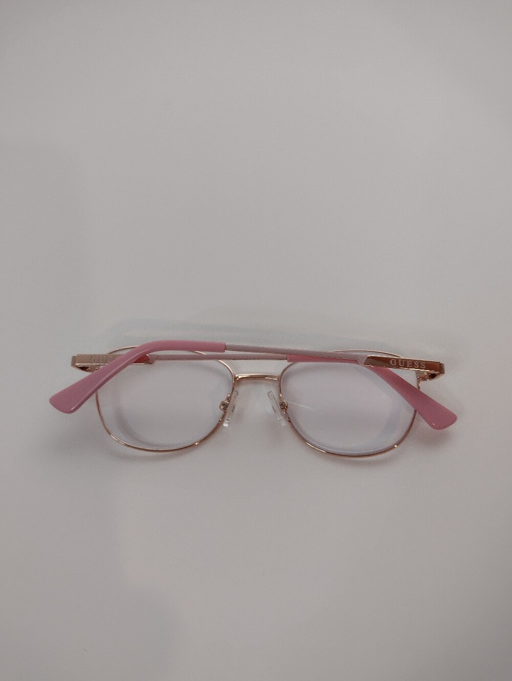 Guess Kids Pink Metal Rim Eyeglasses - Picture 2 of 16